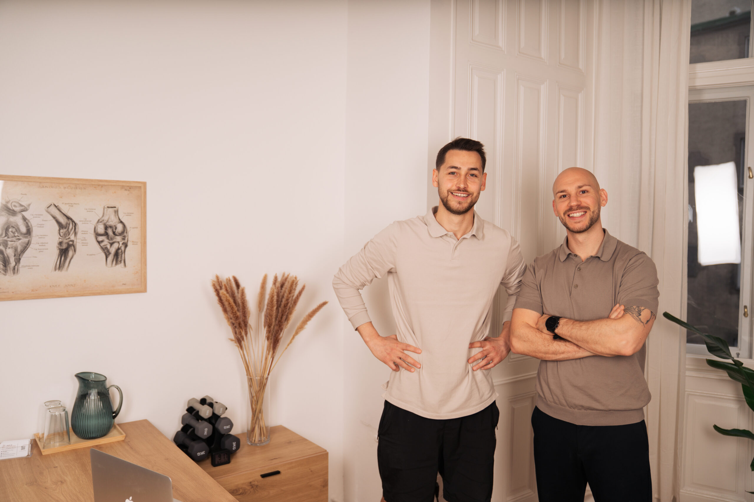 Die Gründer der Physiotherapie und Osteopathie Praxis stark & schmerzfrei in 1030 Wien Landstraße stellen sich vor